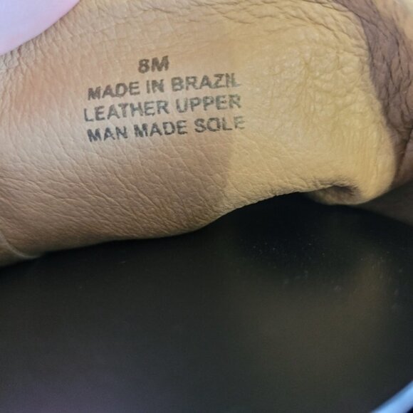 Michael Kors black leather round toe mid calf heeled boots size 8 - Picture 15 of 16